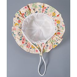 Babyhug Bucket Hats Free Size - White
