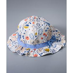 Babyhug Bucket Hats Free Size - White