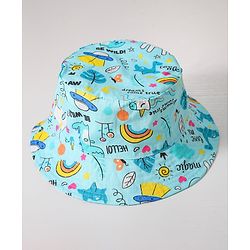 Babyhug Bucket Hats Free Size - Blue