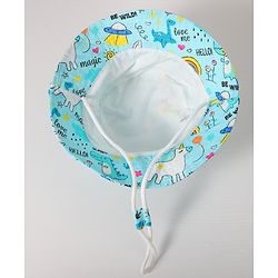 Babyhug Bucket Hats Free Size - Blue