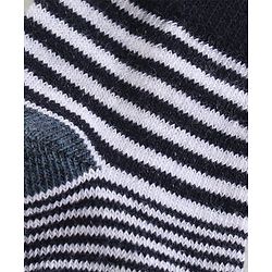 Cutewalk by Babyhug Anti-Bacterial Ankle Length Socks Pack of 3 - Black Grey