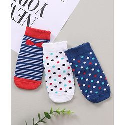 Cutewalk By Babyhug Anti Bacterial Ankle Length Socks - Multicolour