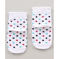 Cutewalk By Babyhug Anti Bacterial Ankle Length Socks - Multicolour