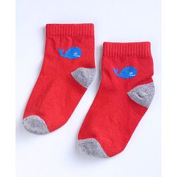 Cute Walk by Babyhug Ankle Length Anti Bacterial Socks Printed Pack of 3 - Multicolour