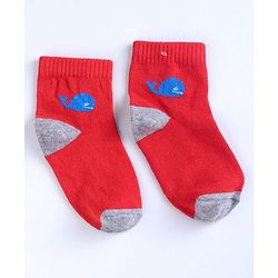 Cute Walk by Babyhug Ankle Length Anti Bacterial Socks Printed Pack of 3 - Multicolour