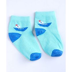 Cute Walk by Babyhug Ankle Length Anti Bacterial Socks Printed Pack of 3 - Multicolour