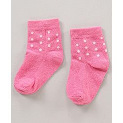 Cutewalk By Babyhug Anti Bacterial Ankle Length Socks Multi Print Pack Of 3 - Multicolour