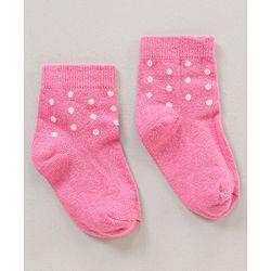 Cutewalk By Babyhug Anti Bacterial Ankle Length Socks Multi Print Pack Of 3 - Multicolour