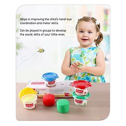 Babyhug My Fun Jumbo Dough Kit with 4 Regular Colors - 480 g