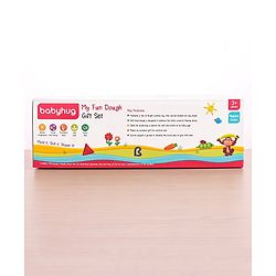 Babyhug My Fun Dough Return Gift Set Kit with 12 Tools Pack of 6 - 540 g