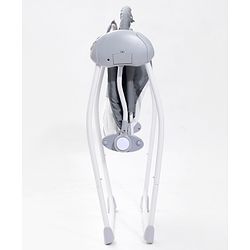 Babyhug Galaxy Electric Swing with Extra Free Motor & Remote - Grey (Without Hanging Toys)