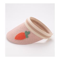 Babyhug Crochet Straw Hat With Sling Bag Pack Of 2 - Beige