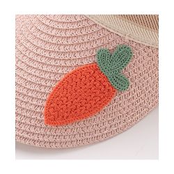 Babyhug Crochet Straw Hat With Sling Bag Pack Of 2 - Beige