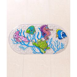 Babyhug Anti Skid Bath Mat Free Size - Multicolour