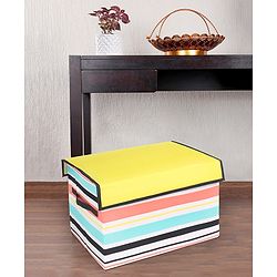 Babyhug Toy Bank Stripes Print- Multicolour