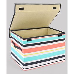Babyhug Toy Bank Stripes Print- Multicolour