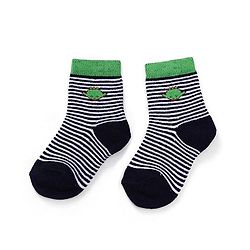 Cute Walk by Babyhug Anti Bacterial Socks Shoe Alien Design - Green Blue