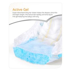 Babyhug Pro Bubble Care Premium Tape Style Diaper for New Born (NB) Size - 22 Pieces - New & Improved Superior Fit