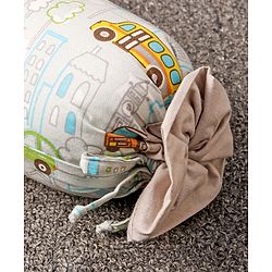 Babyhug Bolster Set of 2 Vehicle Print - Multicolor