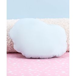 Babyhug Sheep Shape Cuddle Pillow - White & Green