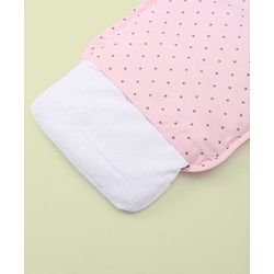 Babyhug Rai (Mustard) Seed Filling Pillow Rectangle Shape Sea Horse Print -White&Pink| Natural Warming Property| Prevents Colds & Flat Head Syndrome| Natural Remedy| New Born| Neck & Shoulder Support