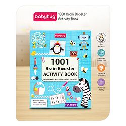 Babyhug 1001 Brain Booster Activity Book - English