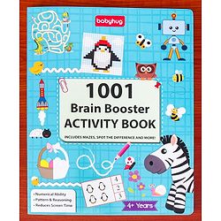 Babyhug 1001 Brain Booster Activity Book - English