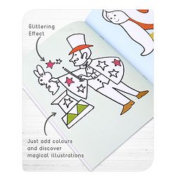 Babyhug 2 in 1 My first Glitter Colouring Books Pack Of 4 - English