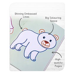 Babyhug My Bumpy Line Colouring Books Pack of 4 - English