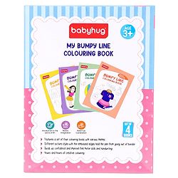 Babyhug My Bumpy Line Colouring Books Pack of 4 - English