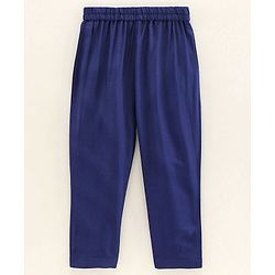 Babyhug Full Sleeves Solid Kurta Pyjama Set - Blue