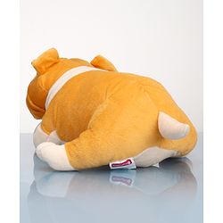 Babyhug Bull Dog Soft Toy Beige - Height 39 cm