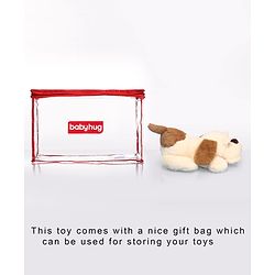 Babyhug Sleepy Doggy Soft Toy - Length 45 cm