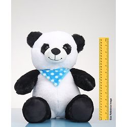 Babyhug Panda Soft Toy with Scarf - Height 35 cm (Colour May Vary)