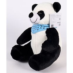 Babyhug Panda Soft Toy with Scarf - Height 35 cm (Colour May Vary)