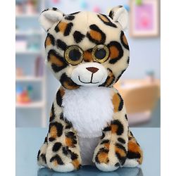Babyhug Baby Cheetah Soft Toy Beige & White - Height 20 cm