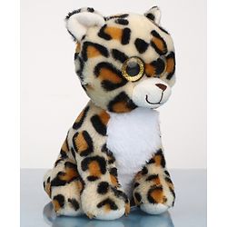 Babyhug Baby Cheetah Soft Toy Beige & White - Height 20 cm