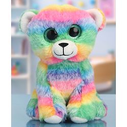 Babyhug Rainbow Kitty Soft Toy - 20cm (Color May Vary)