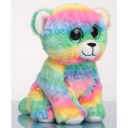 Babyhug Rainbow Kitty Soft Toy - 20cm (Color May Vary)