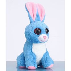 Babyhug Bunny Soft Toy Blue - Height 20 cm