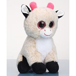 Babyhug Baby Cow Soft Toy Peach - Height 20 cm