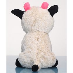 Babyhug Baby Cow Soft Toy Peach - Height 20 cm