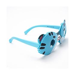 Babyhug Cat Print Sunglasses - Blue