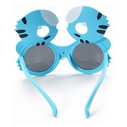 Babyhug Cat Print Sunglasses - Blue