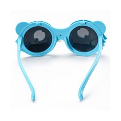 Babyhug Cat Print Sunglasses - Blue