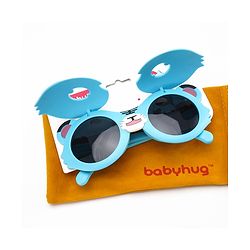 Babyhug Cat Print Sunglasses - Blue