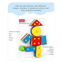 Babyhug Sort n Play Montessori  Wooden Shape Sorter 22 Pieces - Multicolour