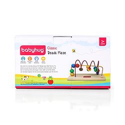 Babyhug Wooden Classic Beads Maze - Multicolour