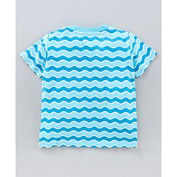 Babyhug Half Sleeves T-Shirts Shark Print Pack of 3 - Multicolor