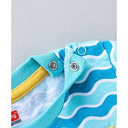 Babyhug Half Sleeves T-Shirts Shark Print Pack of 3 - Multicolor